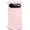image:imageJETech Magnetic Silicone Case for Google Pixel 11 Light Pink  Compatible with MagSafe Swirl Texture FourCorner Shockproof Protection Metal Camera Ring Metal Buttons Soft Grip