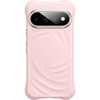 image:imageJETech Magnetic Silicone Case for Google Pixel 11 Pro Light Pink  Compatible with MagSafe Swirl Texture FourCorner Shockproof Protection Metal Camera Ring Metal Buttons Soft Grip
