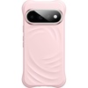 image:imageJETech Magnetic Silicone Case for Google Pixel 11 Pro XL Light Pink  Compatible with MagSafe Swirl Texture FourCorner Shockproof Protection Metal Camera Ring Metal Buttons Soft Grip