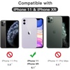 image:imageJETech FullCoverage Screen Protector for iPhone 12 Pro Max 3Pack  Black Edge Tempered Glass Easy Installation Tool HD Clear CaseFriendlyiPhone 11XR