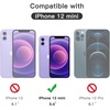 image:imageJETech FullCoverage Screen Protector for iPhone 12 Pro Max 3Pack  Black Edge Tempered Glass Easy Installation Tool HD Clear CaseFriendlyiPhone 12 mini