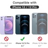 image:imageJETech FullCoverage Screen Protector for iPhone 12 Pro Max 3Pack  Black Edge Tempered Glass Easy Installation Tool HD Clear CaseFriendlyiPhone 1212 Pro