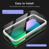 image:imageJETech FullCoverage Screen Protector for iPhone 12 Pro Max 3Pack  Black Edge Tempered Glass Easy Installation Tool HD Clear CaseFriendlyiPhone 13 mini