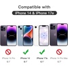 image:imageJETech FullCoverage Screen Protector for iPhone 12 Pro Max 3Pack  Black Edge Tempered Glass Easy Installation Tool HD Clear CaseFriendlyiPhone 1417e