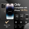 image:imageJETech Rugged Magnetic Case for iPhone 14 Pro Black  Compatible with MagSafe DualLayer Protection HeavyDuty Shockproof Phone CoverBlack
