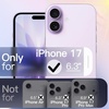 image:imageJETech Magnetic Glitter Case for iPhone Air ClearPurple