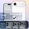 image:imageJETech Magnetic Glitter Case for iPhone Air ClearPurple