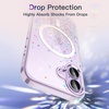 image:imageJETech Magnetic Glitter Case for iPhone Air ClearPurple