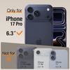 image:imageJETech Ultra Slim Aramid Fiber Case for iPhone 17 Pro Max BlackDark Blue