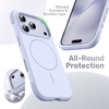 image:imageJETech Magnetic Silicone Case for iPhone 17 Pro Light PinkLight Blue