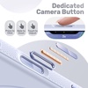 image:imageJETech Magnetic Silicone Case for iPhone 17 Pro Light PinkLight Blue