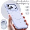 image:imageJETech Magnetic Silicone Case for iPhone 17 Pro Light PinkLight Blue