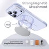 image:imageJETech Magnetic Silicone Case for iPhone 17 Pro Light PinkLight Blue