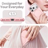 image:imageJETech Magnetic Silicone Case for iPhone 17 Pro Light PinkLight Pink