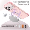 image:imageJETech Magnetic Silicone Case for iPhone 17 Pro Light PinkLight Pink