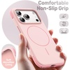 image:imageJETech Magnetic Silicone Case for iPhone 17 Pro Light PinkLight Pink