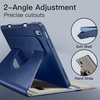 image:imageJETech 360 Rotating Case for iPad A16 11th10th Gen BlackNavy