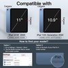 image:imageJETech 360 Rotating Case for iPad A16 11th10th Gen BlackNavy