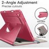 image:imageJETech 360 Rotating Case for iPad A16 11th10th Gen BlackPink