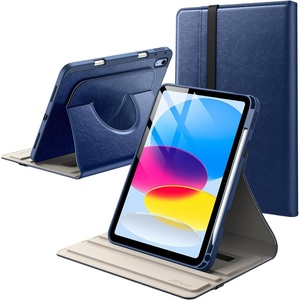 image:imageJETech 360 Rotating Case for iPad A16 11th10th Gen BlackNavy