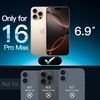 image:imageJETech Screen Protector for iPhone 13 Pro Max 22 PackiPhone 16 Pro Max
