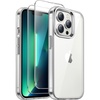 image:imageJETech 3 in 1 Case for iPhone 13 Pro AntiYellowing ClearClear
