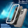 image:imageJETech 3 in 1 Matte Case for iPhone 15 Pro Natural TitaniumNatural Titanium