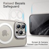 image:imageJETech Kickstand Case for iPhone 15 Pro Max 67Inch Compatible with MagSafe Builtin Adjustable Camera Stand Translucent Matte Magnetic Back Slim Shockproof Phone Cover Black TitaniumNatural Titanium