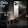 image:imageJETech Magnetic Case for iPhone 16 Pro BlackNatural Titanium