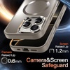 image:imageJETech Magnetic Case for iPhone 16 Pro BlackNatural Titanium