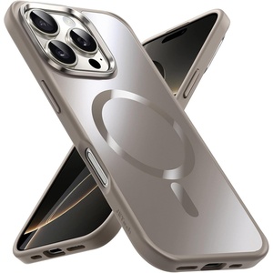 image:imageJETech Magnetic Case for iPhone 16 Pro BlackNatural Titanium