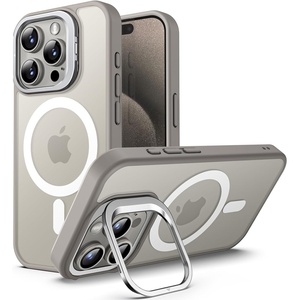 image:imageJETech Magnetic Kickstand Case for iPhone 15 Pro Natural TitaniumNatural Titanium
