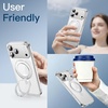 image:imageJETech 360 Rotatable Ring Stand Case for iPhone 18 Pro Max ClearClear