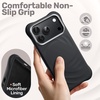image:imageJETech Magnetic Silicone Case for iPhone 18 Pro17 Pro Light PinkBlack