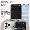 image:imageJETech Magnetic Silicone Case for iPhone 18 Pro17 Pro Light PinkBlack
