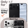 image:imageJETech Magnetic Silicone Case for iPhone 18 Pro17 Pro Light PinkBlack