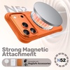 image:imageJETech Magnetic Silicone Case for iPhone 18 Pro17 Pro Light PinkCosmic Orange
