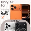 image:imageJETech Magnetic Silicone Case for iPhone 18 Pro17 Pro Light PinkCosmic Orange