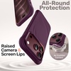 image:imageJETech Magnetic Silicone Case for iPhone 18 Pro17 Pro Light PinkDark Cherry