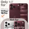 image:imageJETech Magnetic Silicone Case for iPhone 18 Pro17 Pro Light PinkDark Cherry