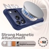 image:imageJETech Magnetic Silicone Case for iPhone 18 Pro17 Pro Light PinkDeep Blue
