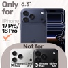 image:imageJETech Magnetic Silicone Case for iPhone 18 Pro17 Pro Light PinkDeep Blue