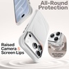 image:imageJETech Magnetic Silicone Case for iPhone 18 Pro17 Pro Light PinkLight Gray