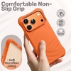 image:imageJETech Magnetic Silicone Case for iPhone 18 Pro17 Pro Light PinkOrange