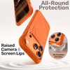 image:imageJETech Magnetic Silicone Case for iPhone 18 Pro17 Pro Light PinkOrange
