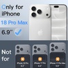 image:imageJETech Privacy Screen Protector for iPhone 18 Pro 2PackBlack