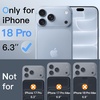 image:imageJETech Privacy Screen Protector for iPhone 18 Pro 2PackBlack