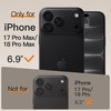image:imageJETech Ultra Slim Aramid Fiber Case for iPhone 18 Pro17 Pro Dark CherryBlack