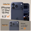 image:imageJETech Ultra Slim Aramid Fiber Case for iPhone 18 Pro17 Pro Dark CherryDark Blue