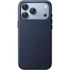 image:imageJETech Vegan Leather Magnetic Case for iPhone 18 Pro BlackDeep Blue